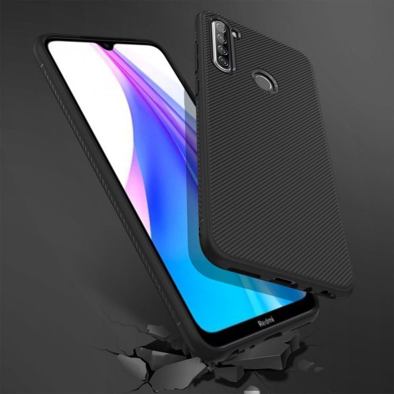 Kuori Xiaomi Redmi Note 8T Tummansininen Musta Jazz-Sarja Twill