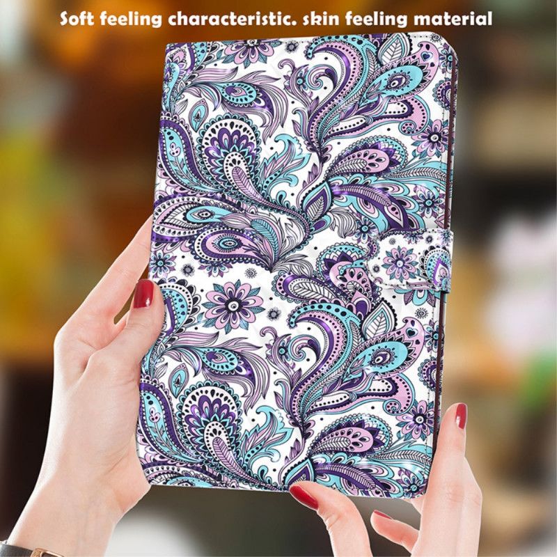 Tekonahkakansi Samsung Galaxy Tab S7 Paisley-Kuvio