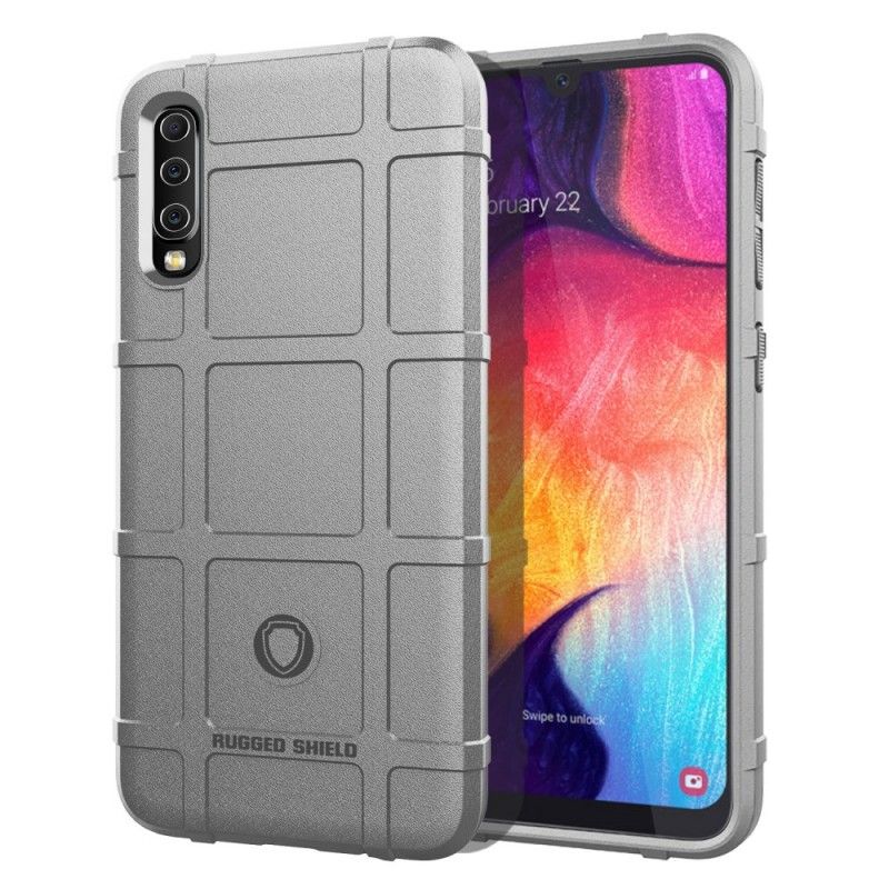 Case Kuoret Samsung Galaxy A50 Harmaa Musta Puhelinkuoret Kestävä Kilpi