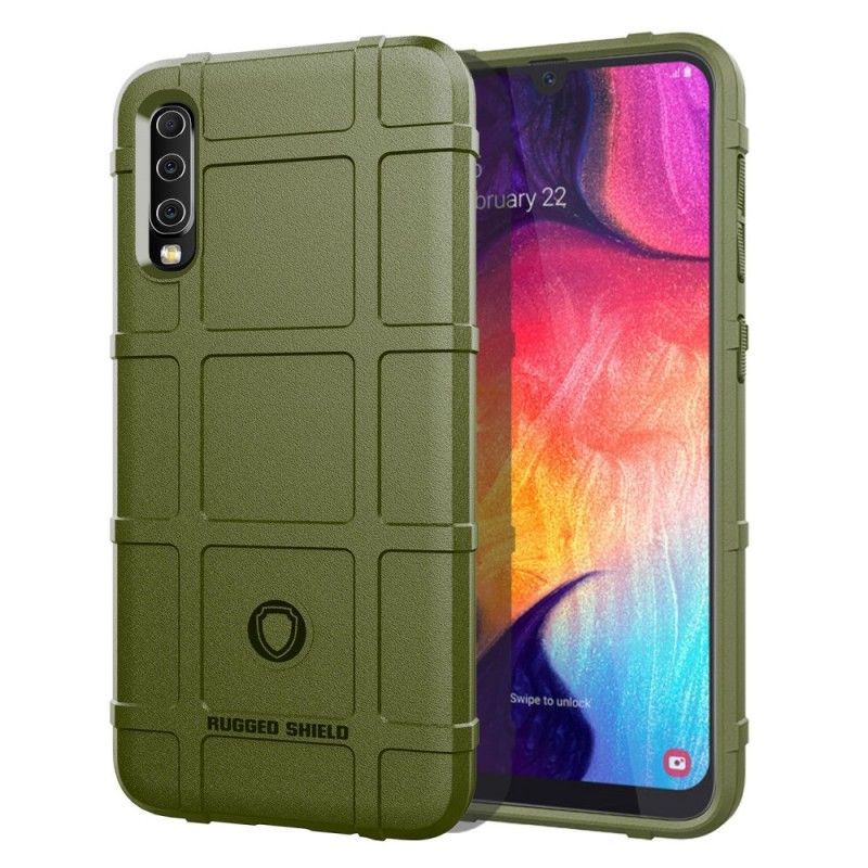 Case Kuoret Samsung Galaxy A50 Harmaa Musta Puhelinkuoret Kestävä Kilpi