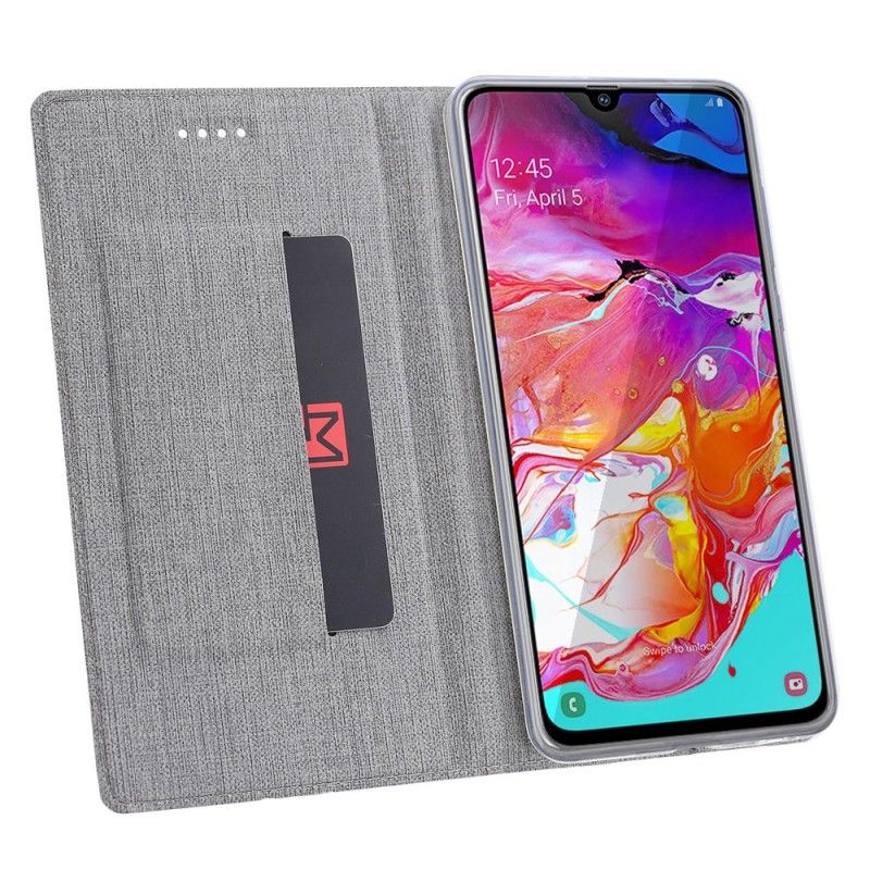 Flip Kotelot Samsung Galaxy A50 Harmaa Musta Kuvioitu