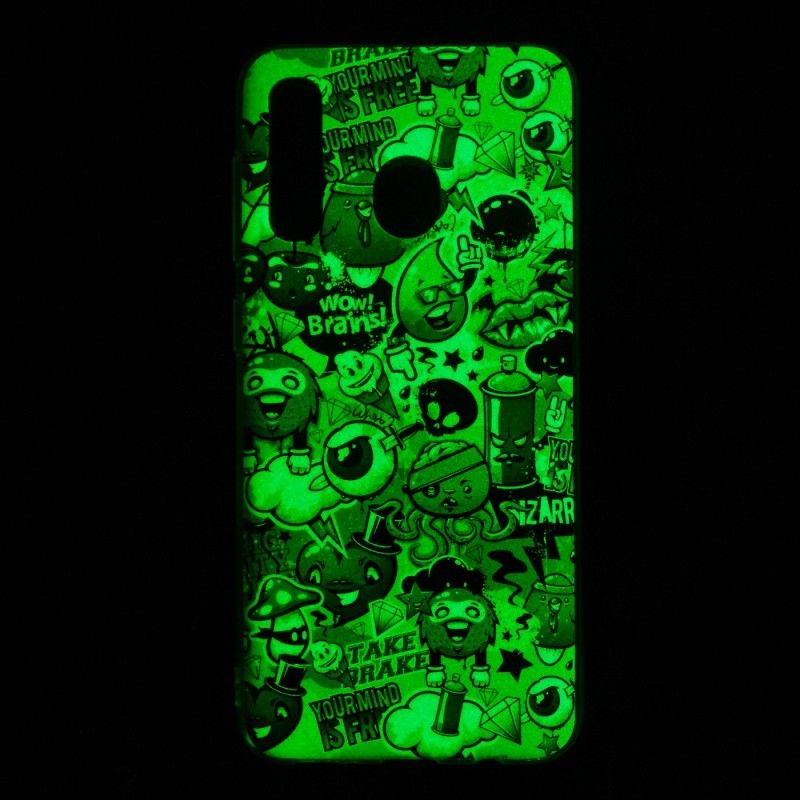 Kuori Samsung Galaxy A50 Fluoresoiva Hulluus Suojakuori