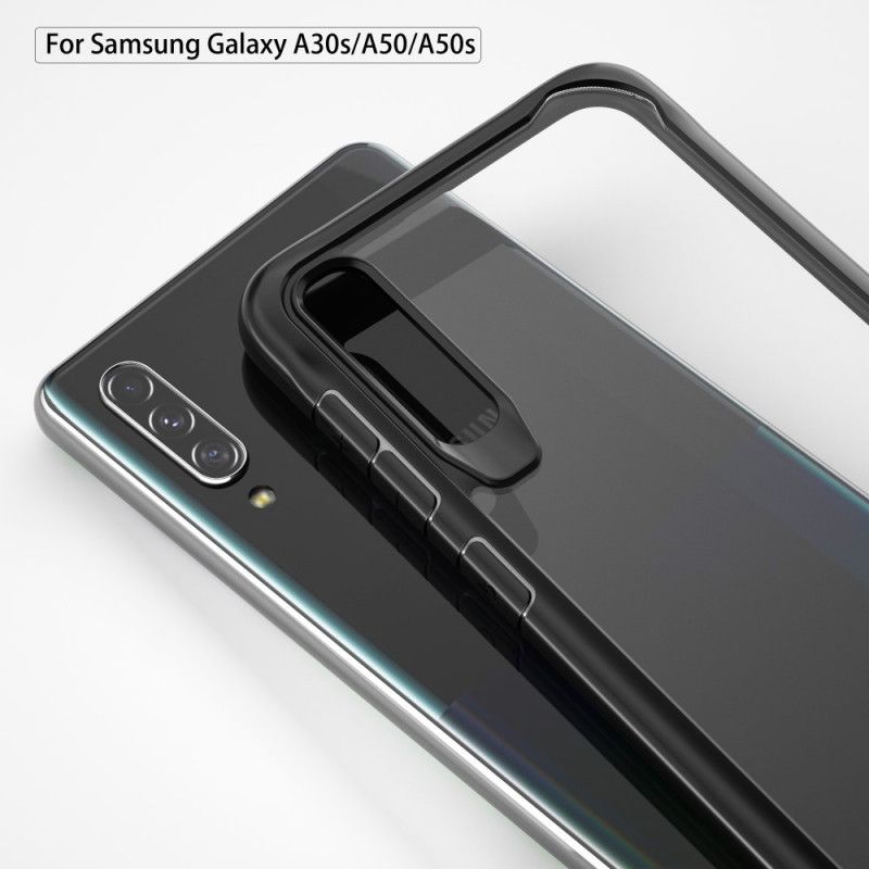 Kuori Samsung Galaxy A50 Punainen Musta Viistetty Reuna-Hybridi