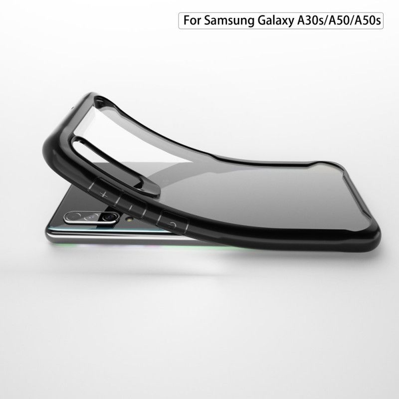 Kuori Samsung Galaxy A50 Punainen Musta Viistetty Reuna-Hybridi