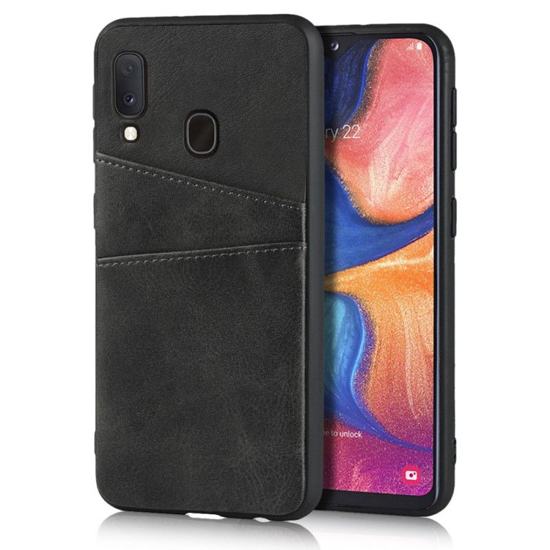 Case Kuoret Samsung Galaxy A20e Punainen Musta Puhelinkuoret Kaksoiskorttikotelo