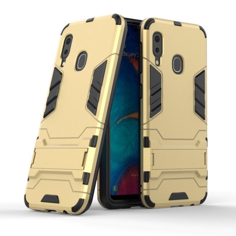 Case Kuoret Samsung Galaxy A20e Punainen Musta Puhelinkuoret Vahva Kieli