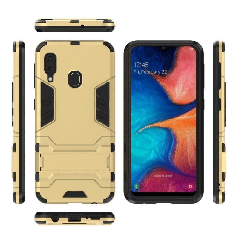 Case Kuoret Samsung Galaxy A20e Punainen Musta Puhelinkuoret Vahva Kieli