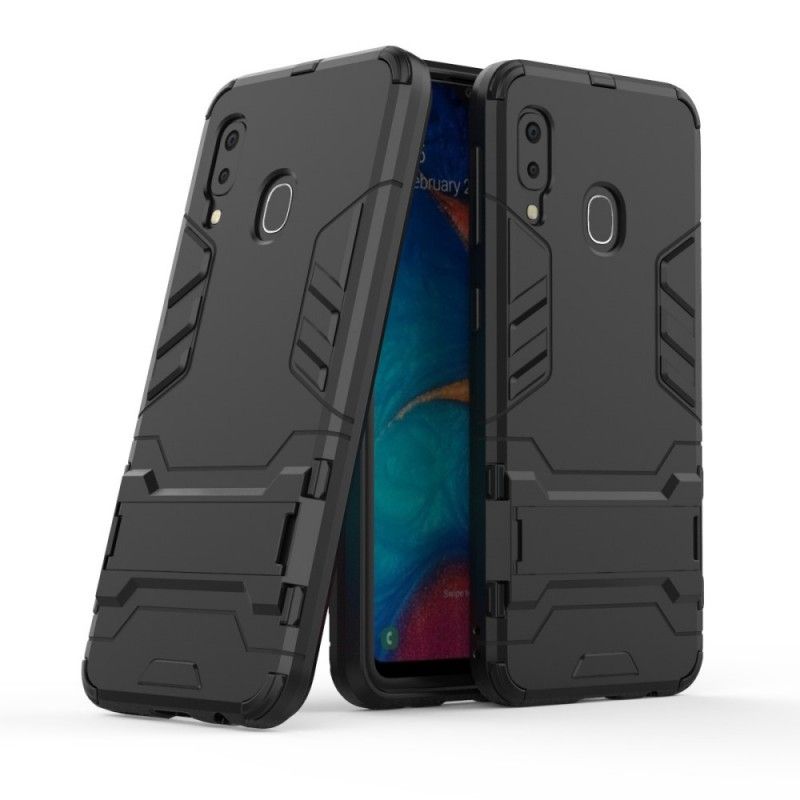 Case Kuoret Samsung Galaxy A20e Punainen Musta Puhelinkuoret Vahva Kieli