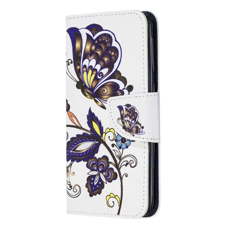 Flip Case Samsung Galaxy A20e Perhonen Tatuointi