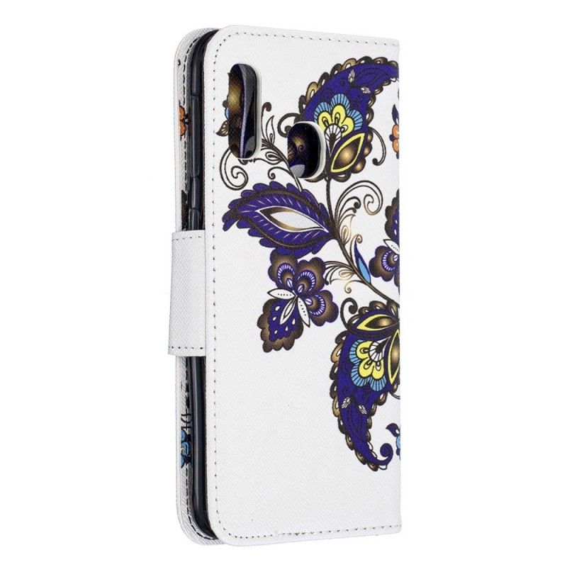 Flip Case Samsung Galaxy A20e Perhonen Tatuointi