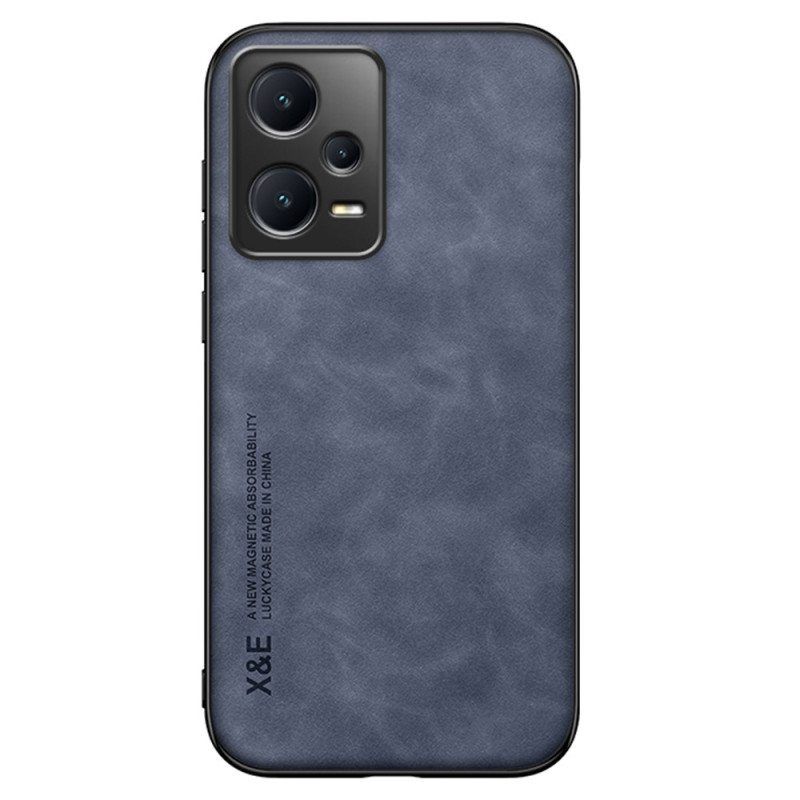 Kuori Xiaomi Redmi Note 12 Pro Plus X&e Leather Effect -nahka