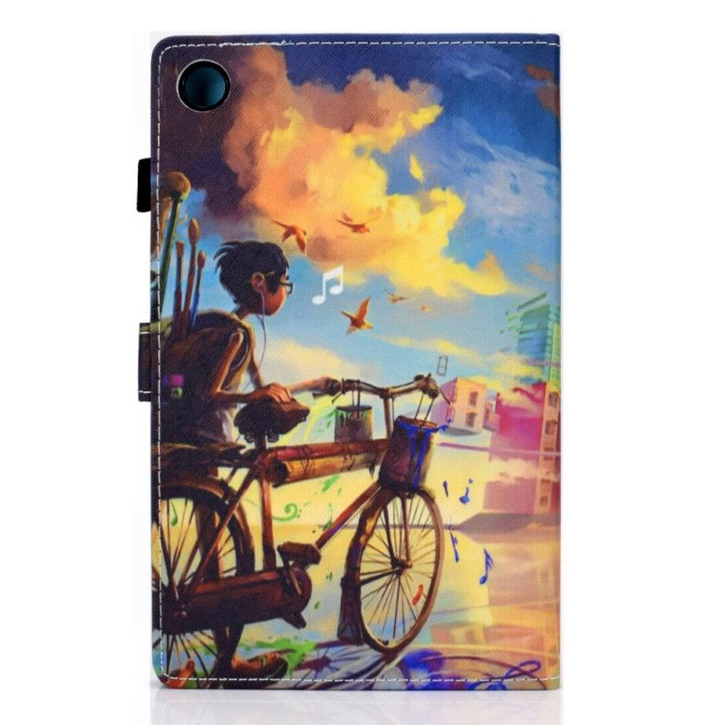 Flip Kotelot Samsung Galaxy Tab A8 (2021) Bike Art