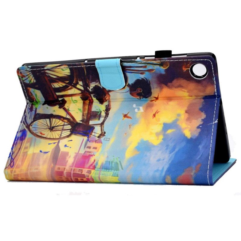 Flip Kotelot Samsung Galaxy Tab A8 (2021) Bike Art