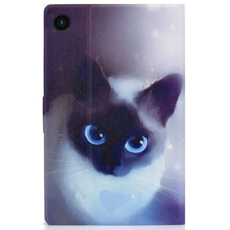 Flip Kotelot Samsung Galaxy Tab A8 (2021) Blue Eyes Cat