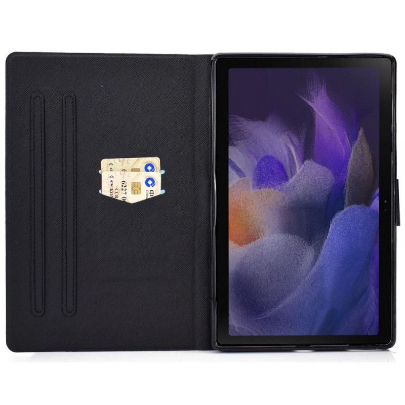 Flip Kotelot Samsung Galaxy Tab A8 (2021) Blue Eyes Cat