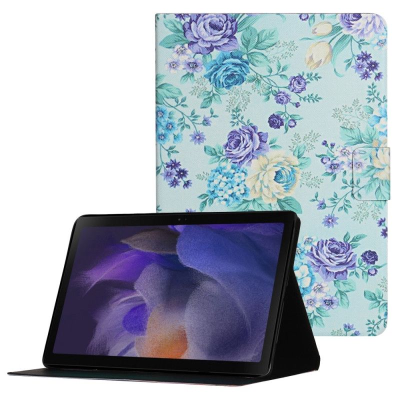 Flip Kotelot Samsung Galaxy Tab A8 (2021) Flowers Flowers Flowers