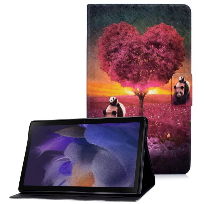 Flip Kotelot Samsung Galaxy Tab A8 (2021) Panda Heart