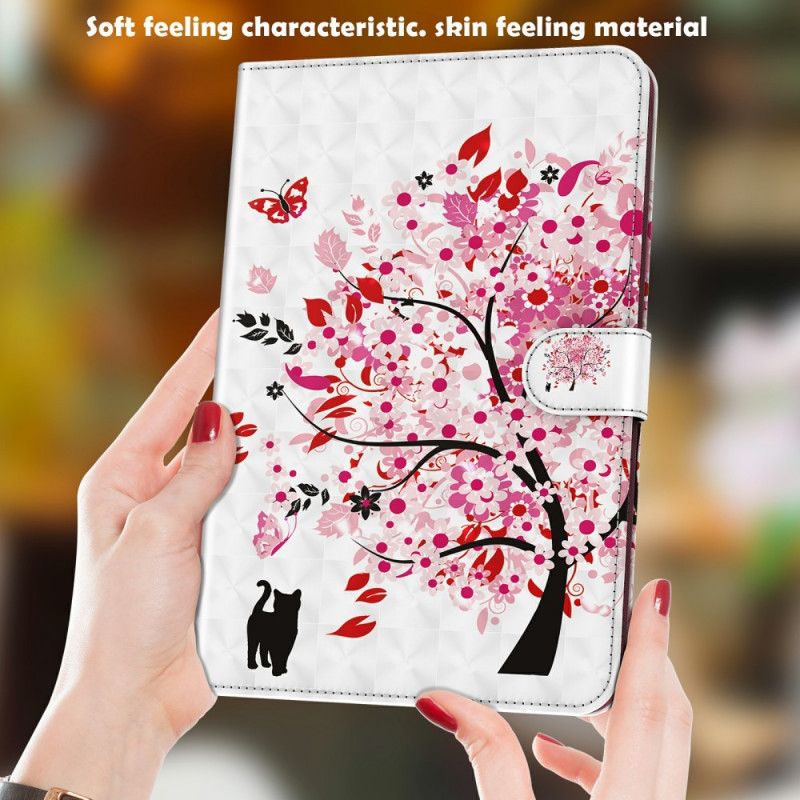 Flip Kotelot Samsung Galaxy Tab A8 (2021) Tree And Cat