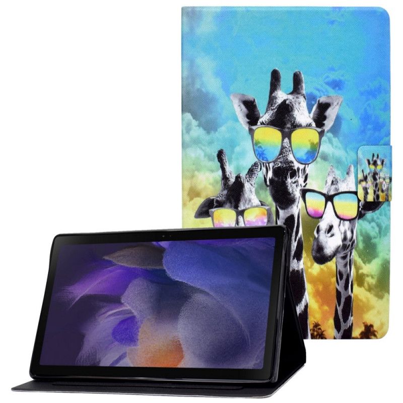 Kotelot Samsung Galaxy Tab A8 (2021) Funky Giraffes