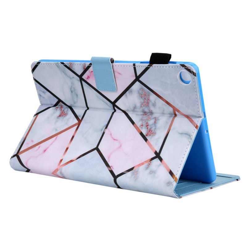 Kotelot Samsung Galaxy Tab A8 (2021) Geometric Marble