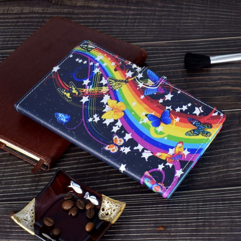 Kotelot Samsung Galaxy Tab A8 Puhelinkuoret (2021) Rainbow Butterflies