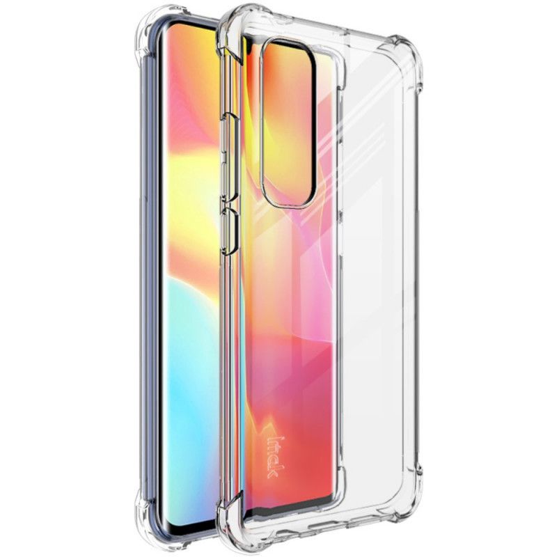 Case Kuoret Xiaomi Mi Note 10 Lite Läpinäkyvä Harmaa Puhelinkuoret Läpinäkyvä Silkkinen Imak