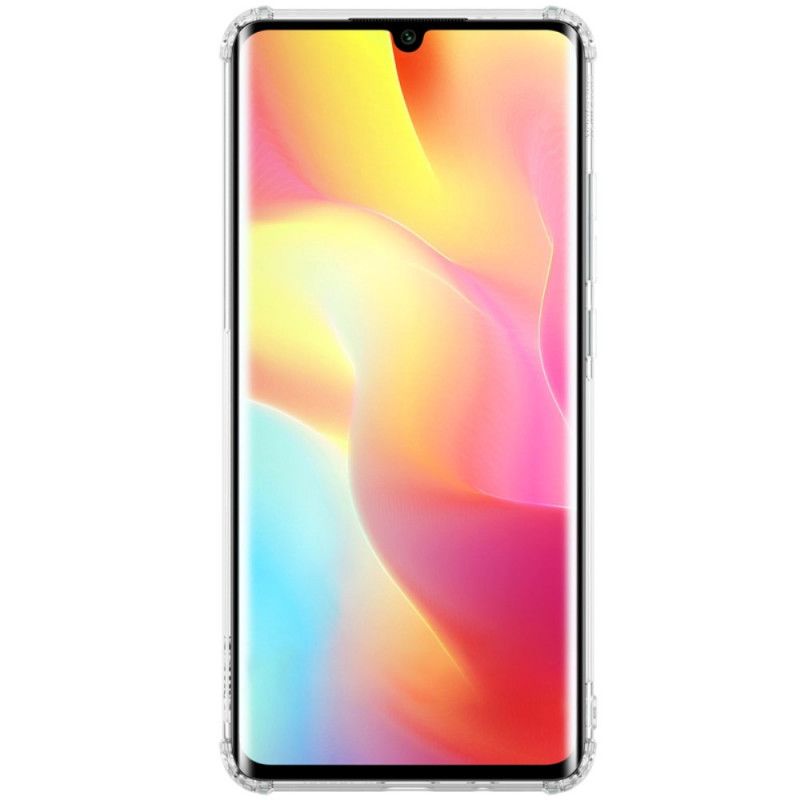 Case Kuoret Xiaomi Mi Note 10 Lite Läpinäkyvä Harmaa Puhelinkuoret Vahvistettu Läpinäkyvä Nillkin