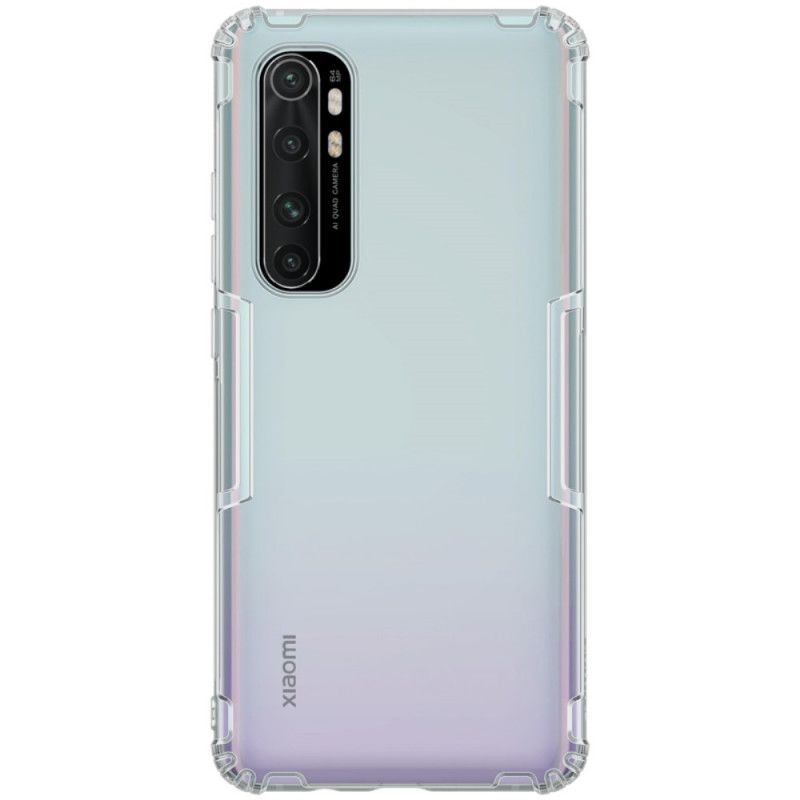 Case Kuoret Xiaomi Mi Note 10 Lite Läpinäkyvä Harmaa Puhelinkuoret Vahvistettu Läpinäkyvä Nillkin