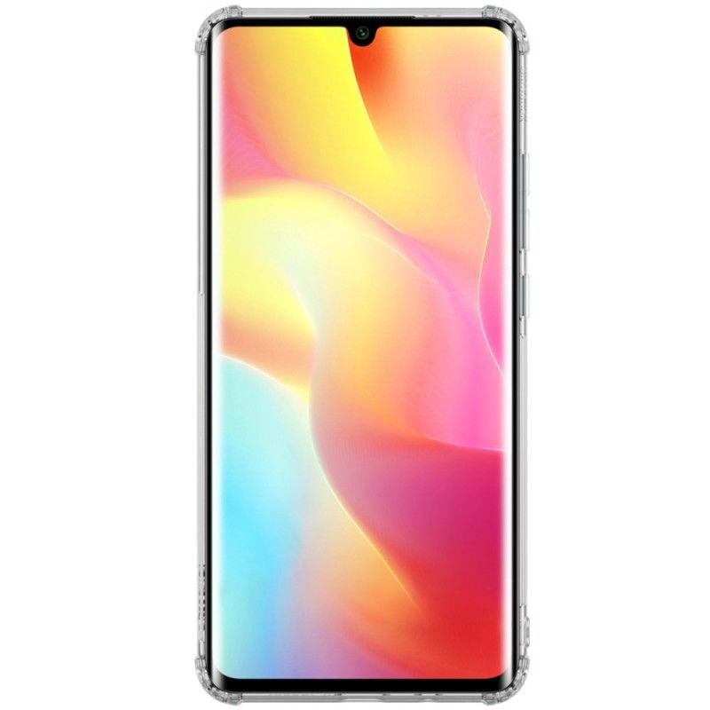 Case Kuoret Xiaomi Mi Note 10 Lite Läpinäkyvä Harmaa Puhelinkuoret Vahvistettu Läpinäkyvä Nillkin