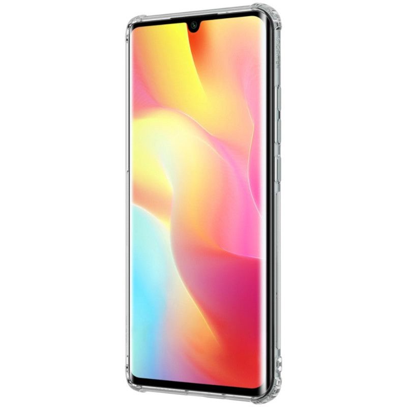 Case Kuoret Xiaomi Mi Note 10 Lite Läpinäkyvä Harmaa Puhelinkuoret Vahvistettu Läpinäkyvä Nillkin