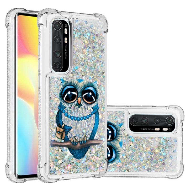 Case Kuoret Xiaomi Mi Note 10 Lite Puhelinkuoret Miss Pöllö Kimallus