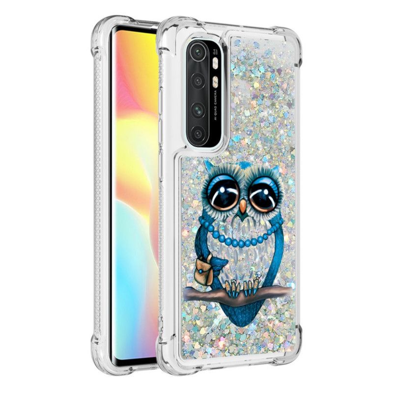 Case Kuoret Xiaomi Mi Note 10 Lite Puhelinkuoret Miss Pöllö Kimallus