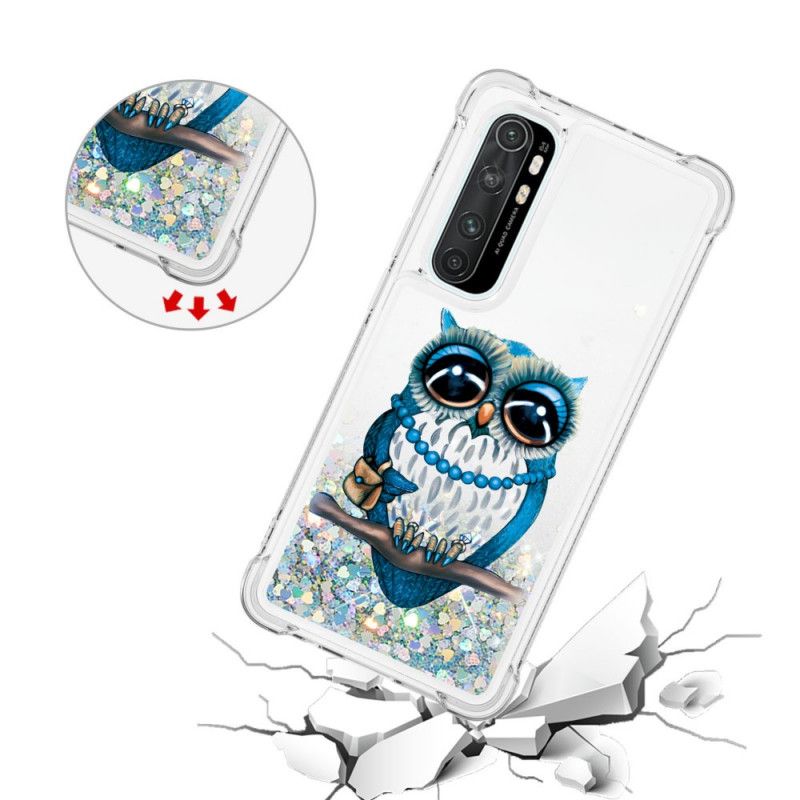 Case Kuoret Xiaomi Mi Note 10 Lite Puhelinkuoret Miss Pöllö Kimallus