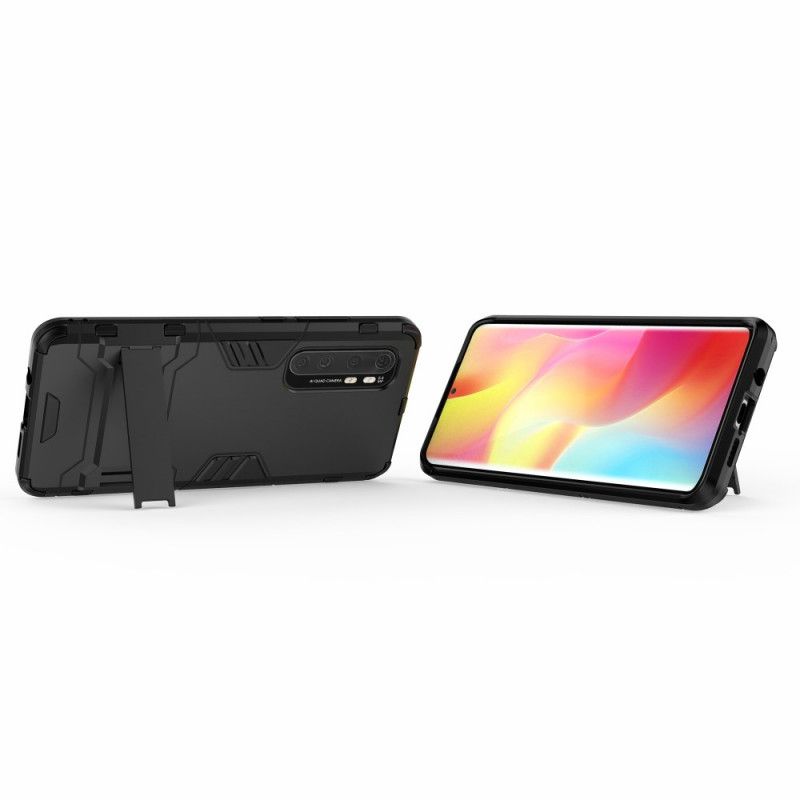 Case Kuoret Xiaomi Mi Note 10 Lite Punainen Musta Puhelinkuoret Erittäin Kestävä Kieli