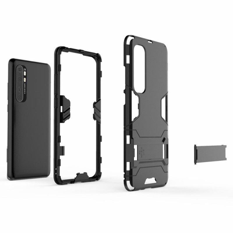 Case Kuoret Xiaomi Mi Note 10 Lite Punainen Musta Puhelinkuoret Erittäin Kestävä Kieli