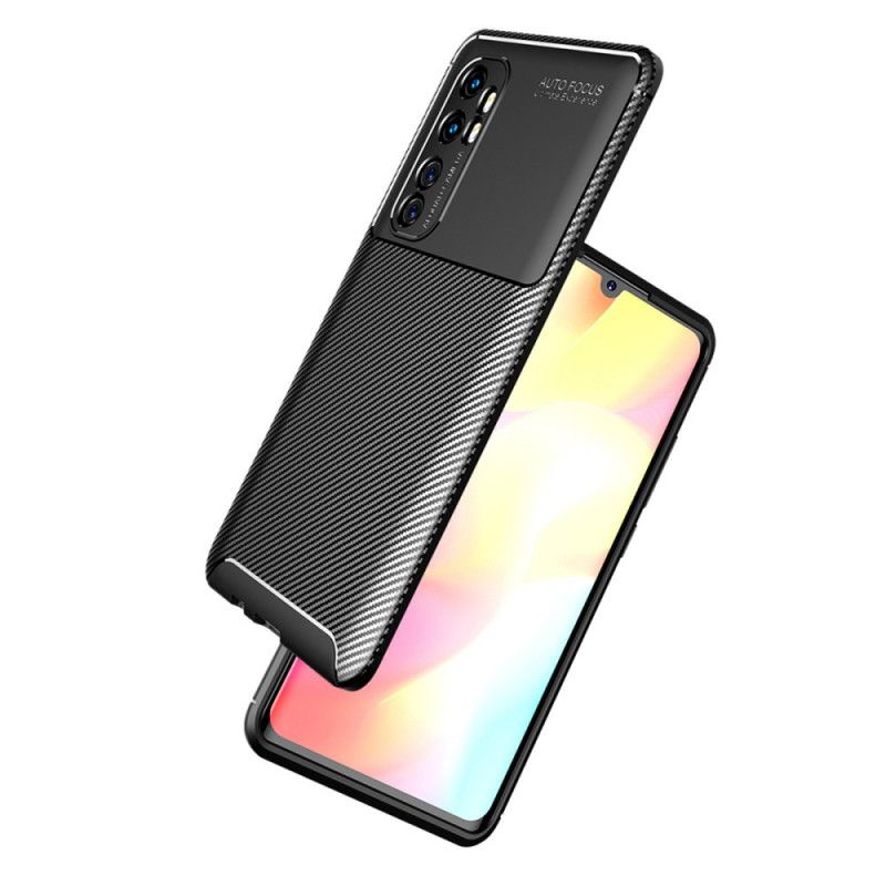 Case Kuoret Xiaomi Mi Note 10 Lite Tummansininen Musta Puhelinkuoret Joustava Hiilikuiturakenne