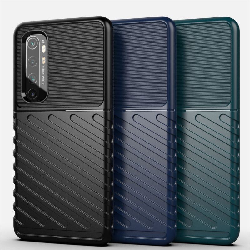 Case Kuoret Xiaomi Mi Note 10 Lite Vihreä Musta Puhelinkuoret Ukkosarja