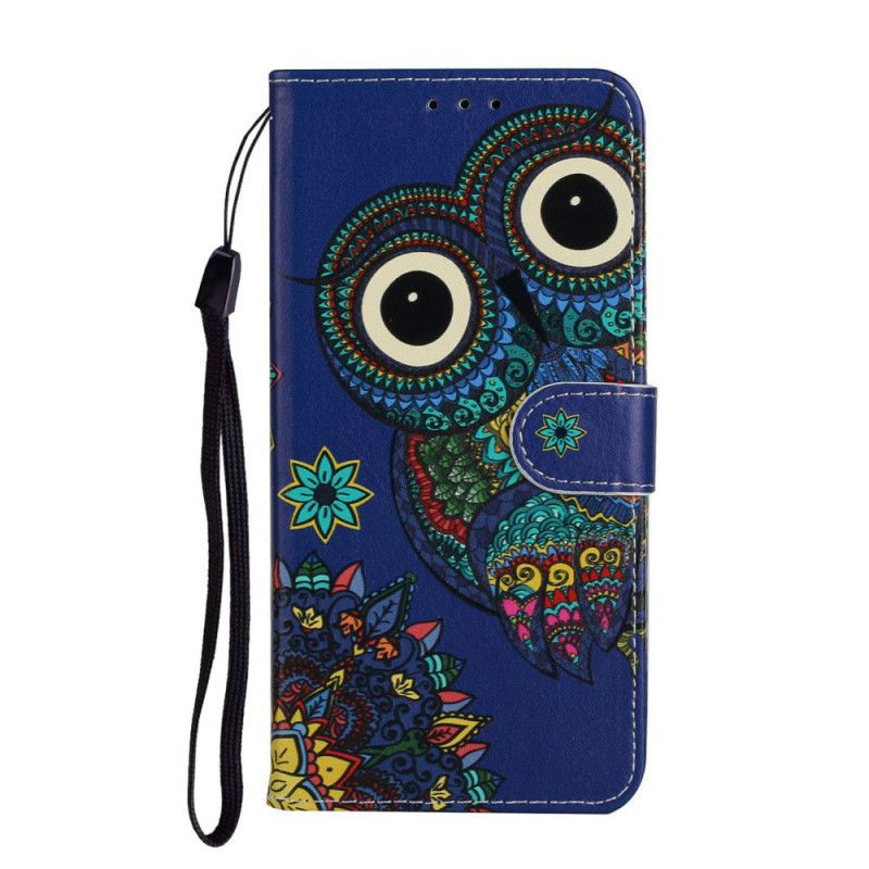 Flip Case Xiaomi Mi Note 10 Lite Pöllö Mandalassa