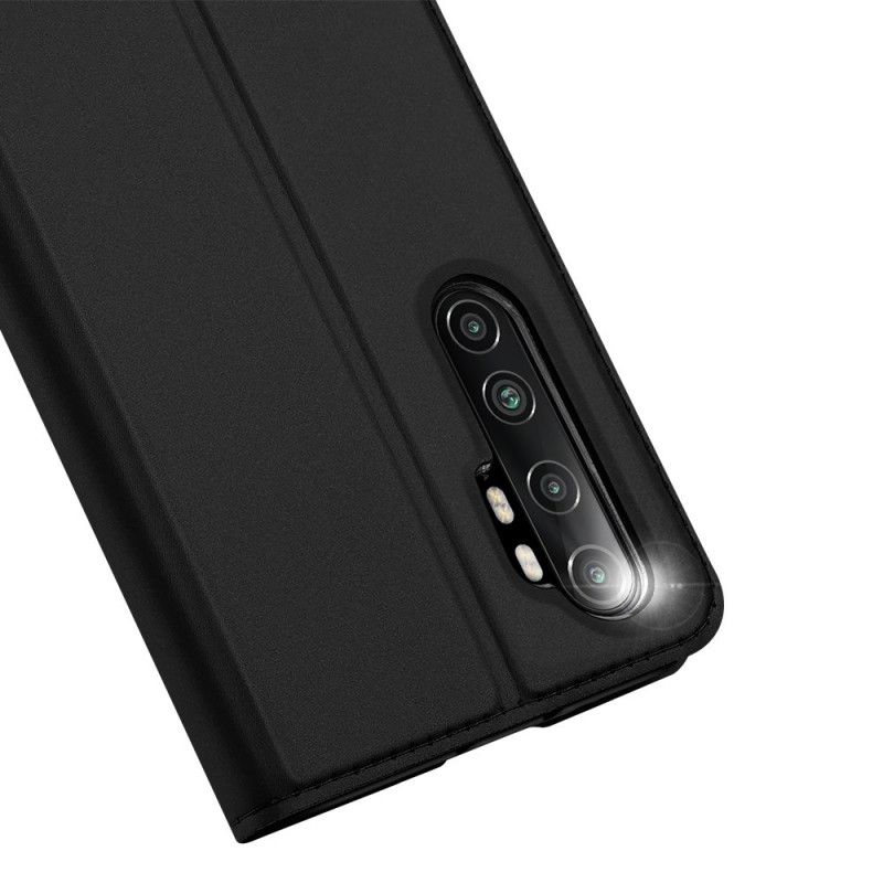 Flip Kotelot Xiaomi Mi Note 10 Lite Tummansininen Musta Pro Dux Ducis -Iho Suojakuori