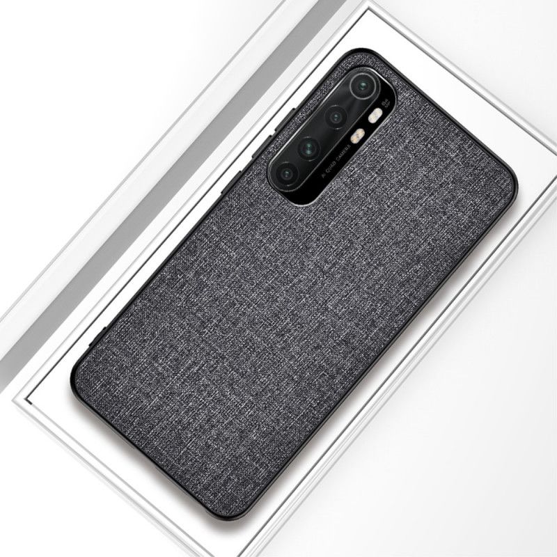 Kuori Xiaomi Mi Note 10 Lite Harmaa Musta Kankaan Rakenne