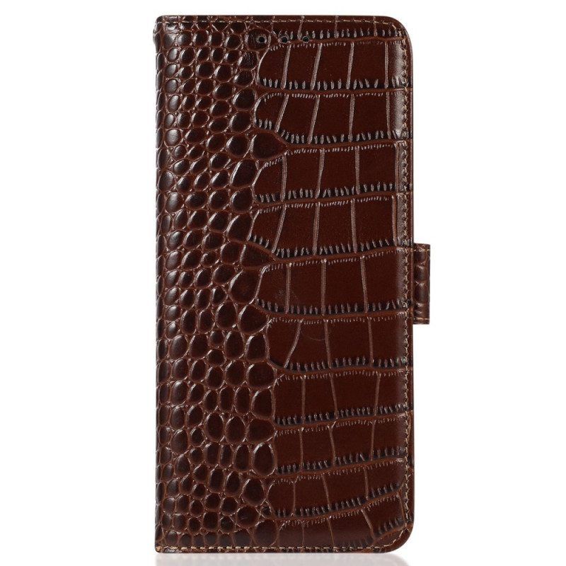 Flip Case OnePlus Nord 2T 5G Rfid Crocodile Style Aitoa Nahkaa