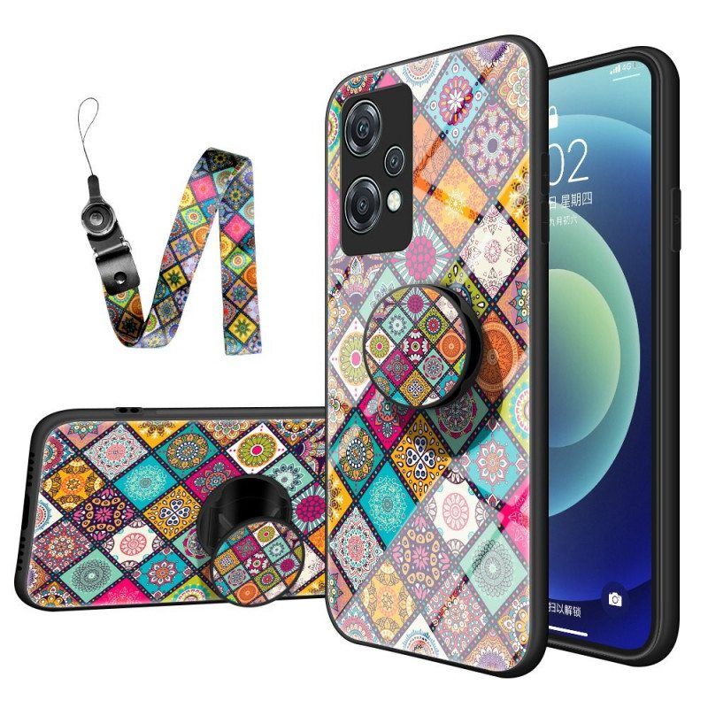 Kuori OnePlus Nord CE 2 Lite 5G Patchwork Magneettipidike