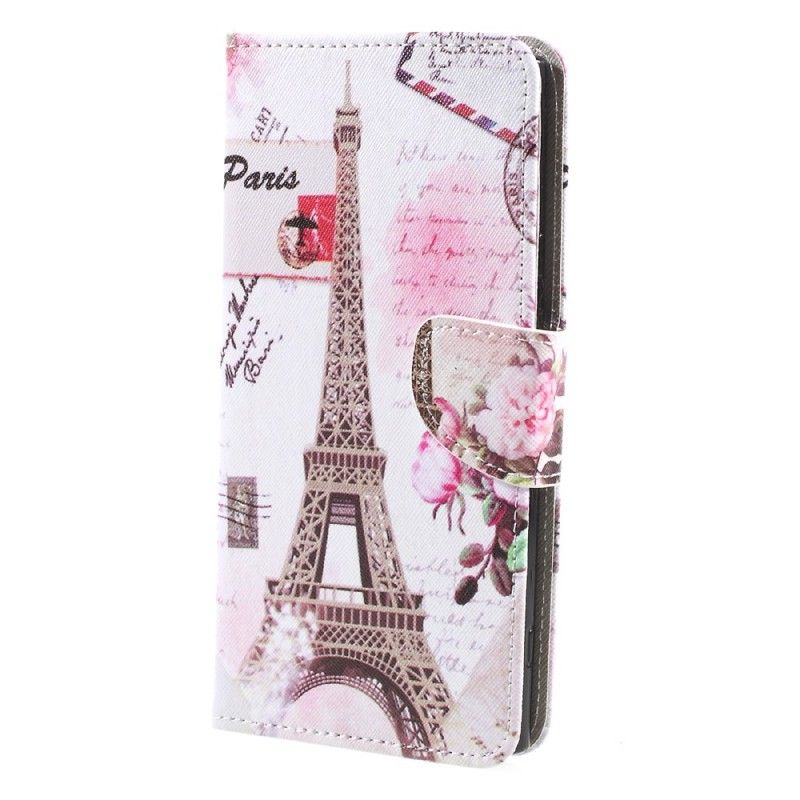 Kotelot Sony Xperia XA1 Ultra Retro Eiffel-Torni Suojakuori