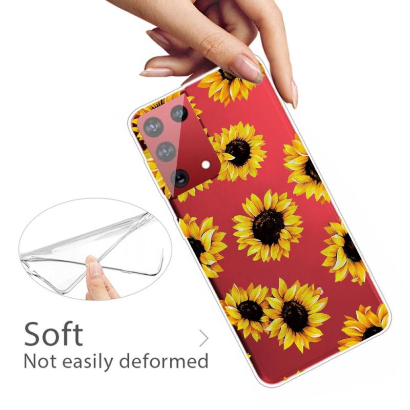 Case Kuoret Samsung Galaxy S21 Ultra 5G Puhelinkuoret Auringonkukat