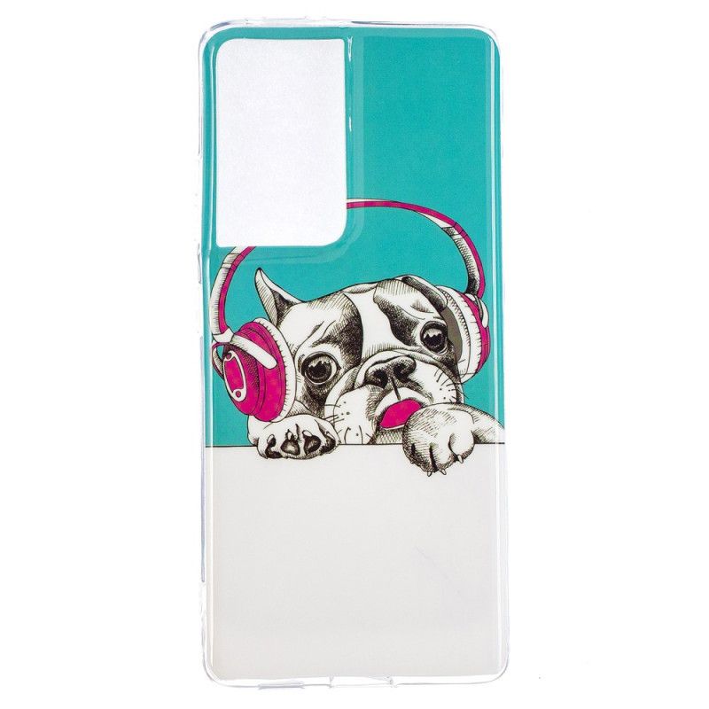 Case Kuoret Samsung Galaxy S21 Ultra 5G Puhelinkuoret Fluoresoiva Koira