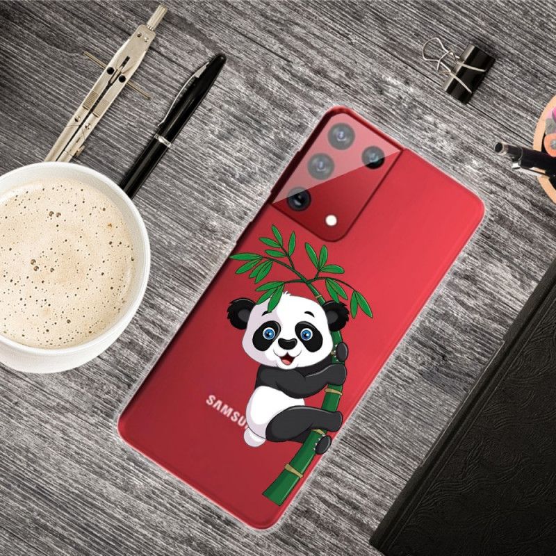 Case Kuoret Samsung Galaxy S21 Ultra 5G Puhelinkuoret Panda Bambulla