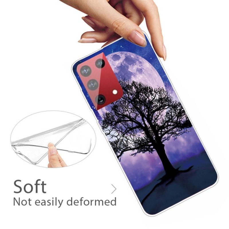 Case Kuoret Samsung Galaxy S21 Ultra 5G Puhelinkuoret Puu Ja Kuu