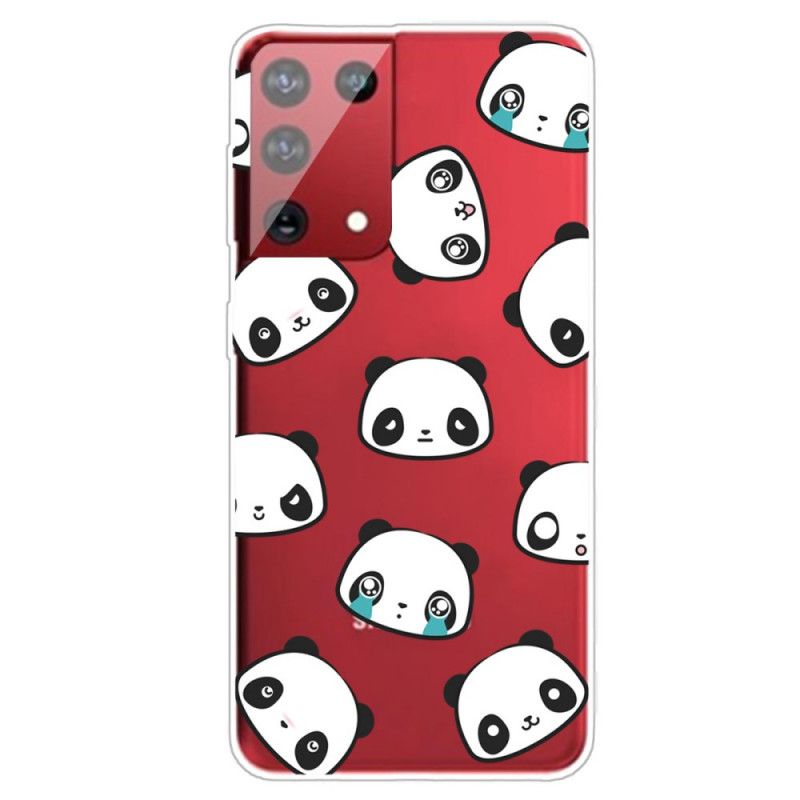 Case Kuoret Samsung Galaxy S21 Ultra 5G Puhelinkuoret Sentimentaaliset Pandat