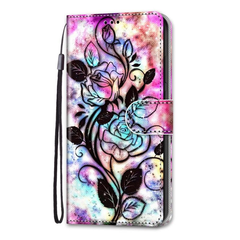 Flip Case Samsung Galaxy S21 Ultra 5G Neonkukkia