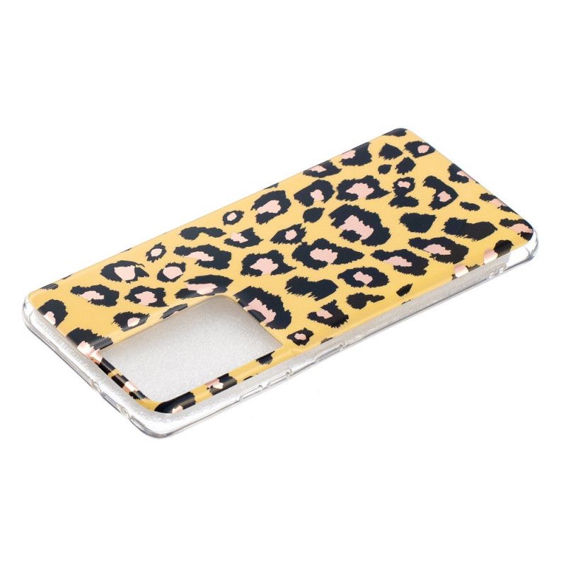 Kuori Samsung Galaxy S21 Ultra 5G Leopardityyli Marmori